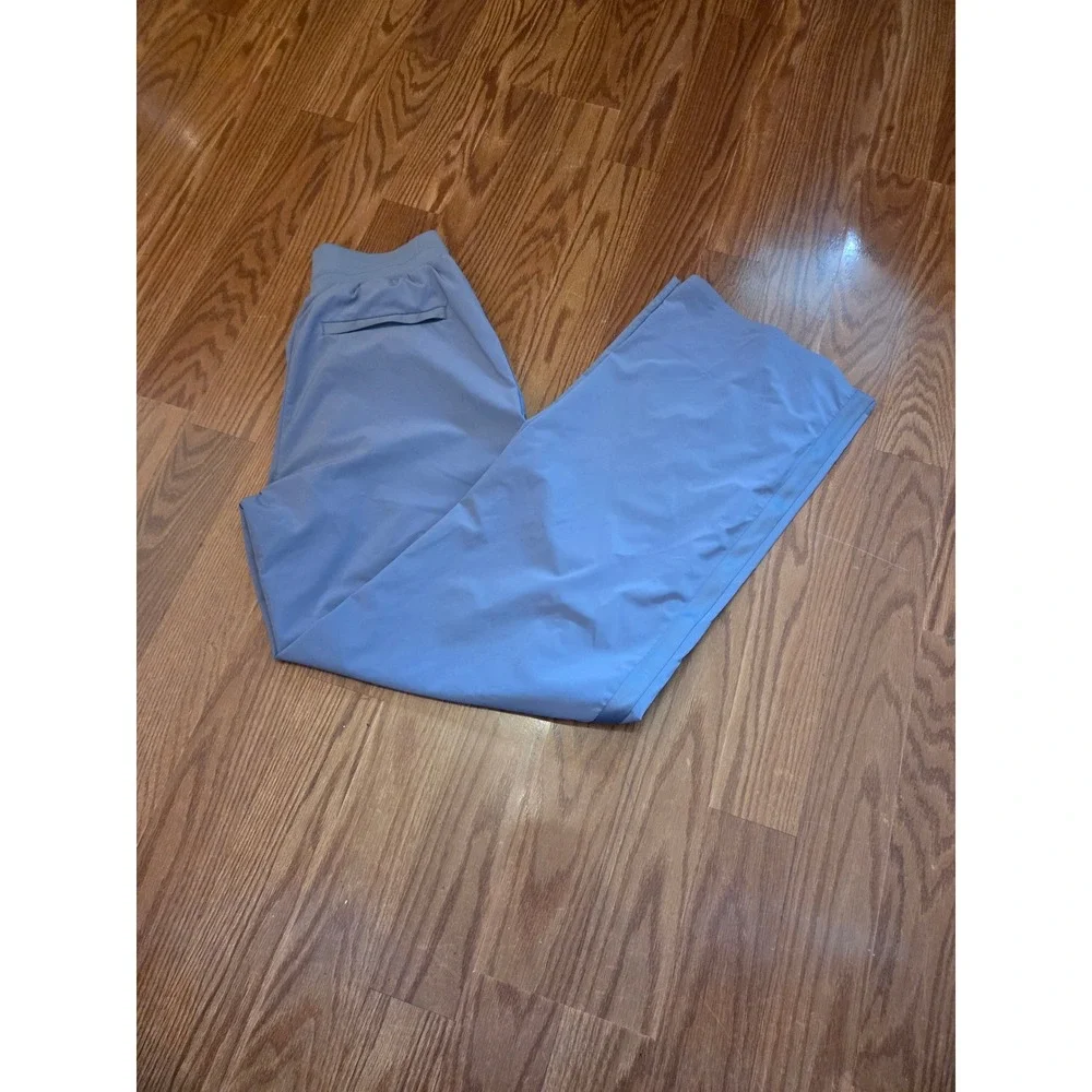 Athleta Nolita Wide Leg Pants Gray Size 4 Relaxed‎ Fit Activewear Bottoms